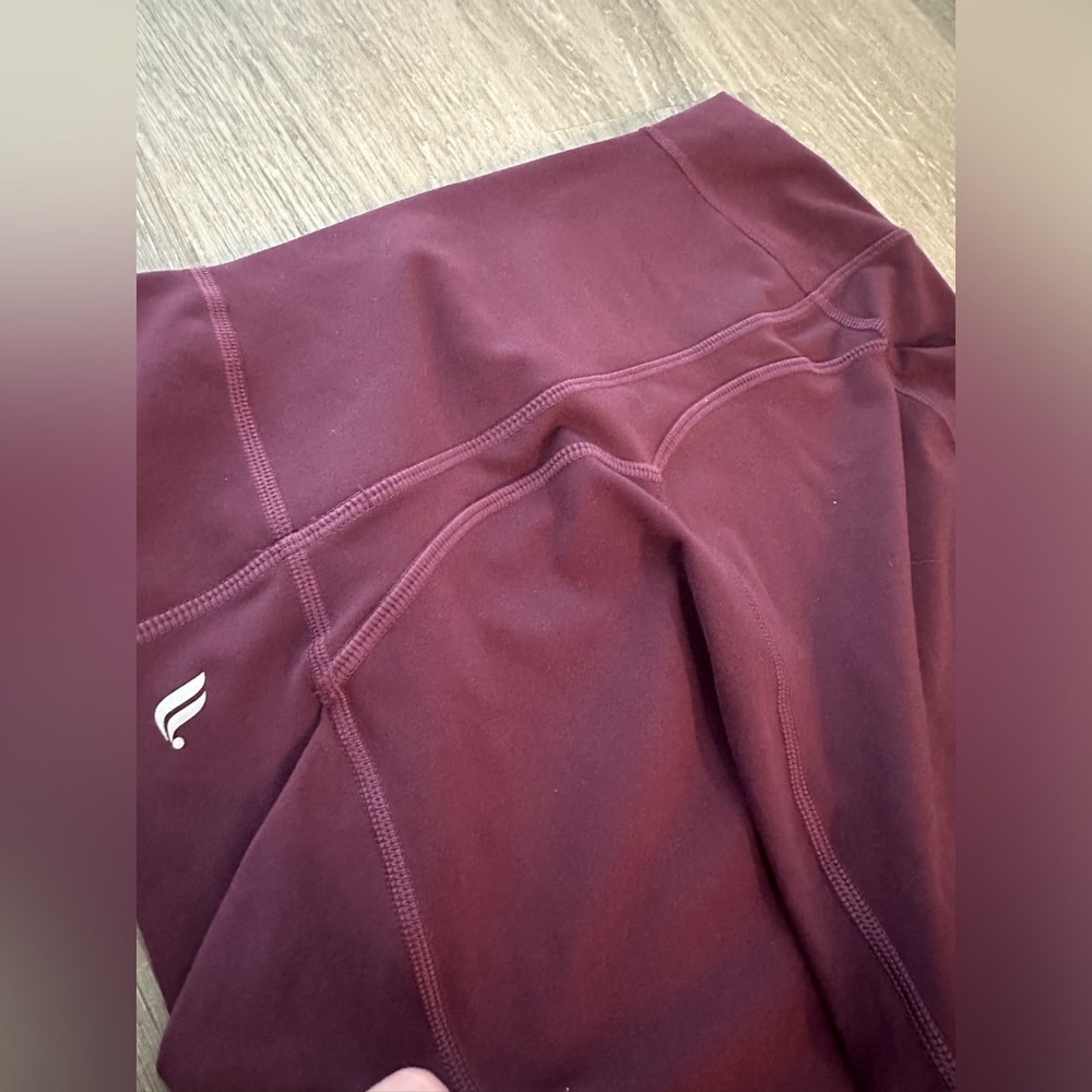 Fabletics Burgundy Full length Legging - Medium - Picture 4 of 14